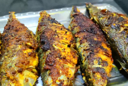 Thumbnail for Deliciously Crispy and Flavorful Bangada Fish Fry Recipe for 2 people