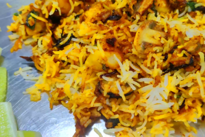 Thumbnail for Mushroom Biryani: A no.1 Vegetarian Delight